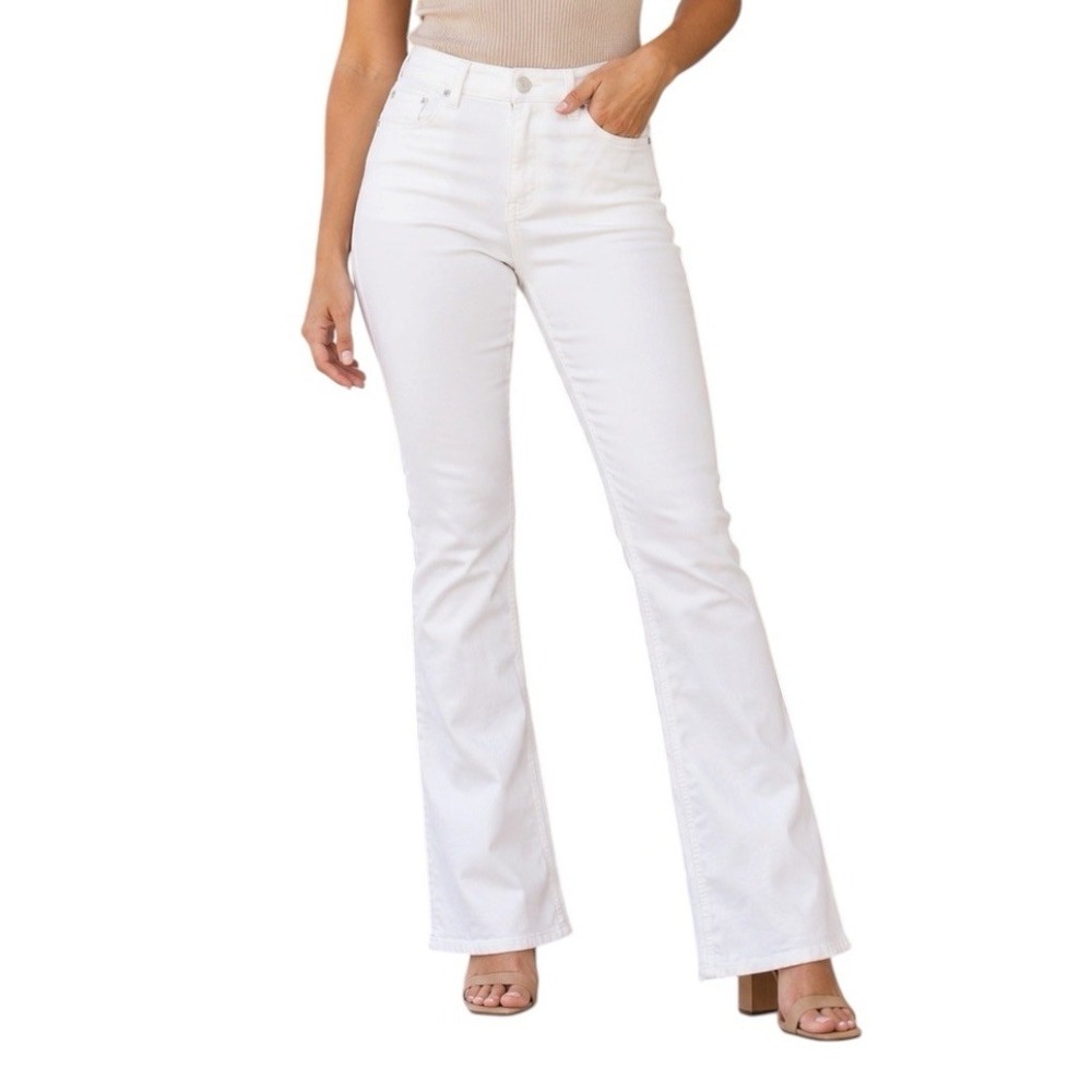 Democracy Ab Technology White Bootcut Jeans High Rise Size 6 NWT